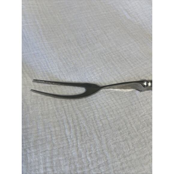 Korean MID-CENTURY-MODERN STYLE 18/8 Stainless Steel Carving Knife And Meat Fork - Picture 2 of 8